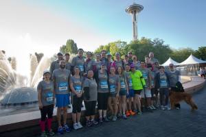 Team Aubrey before the Rock and Roll Half Marathon. Photo by Amy Benson.